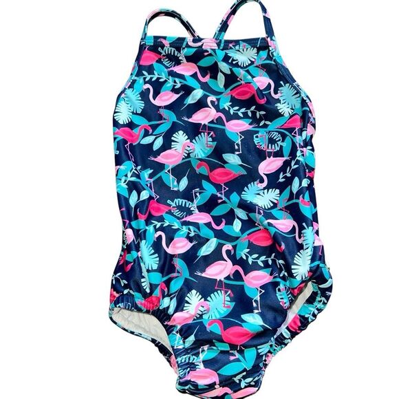 Girls clothing size 6 months swim suits with built in under liner diaper - Picture 1 of 2
